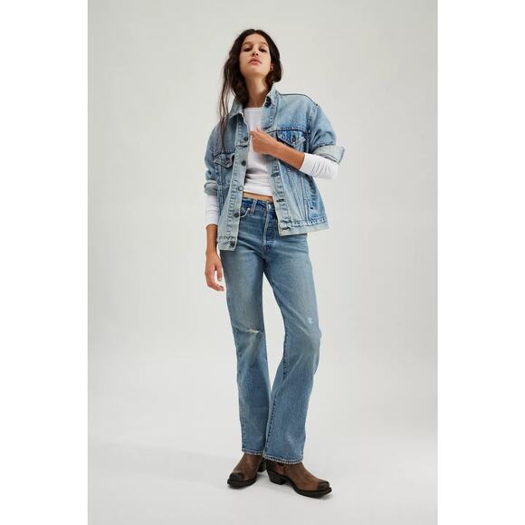 Levis Wedgie Bootcut Womens Jeans Back In Town - 25w X 32l - Picture 5 of 7